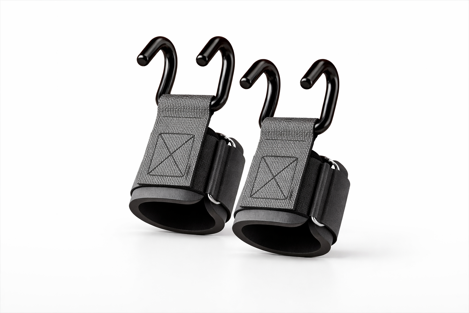 Hook Grips para Musculação com Munhequeira